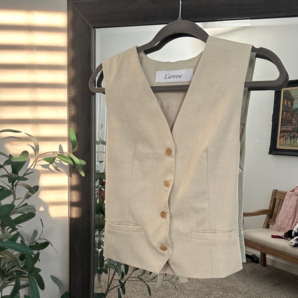 Women's Beige Vest
